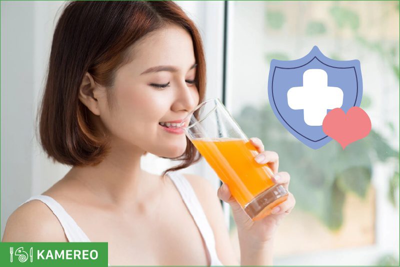 What are the effects of drinking orange juice