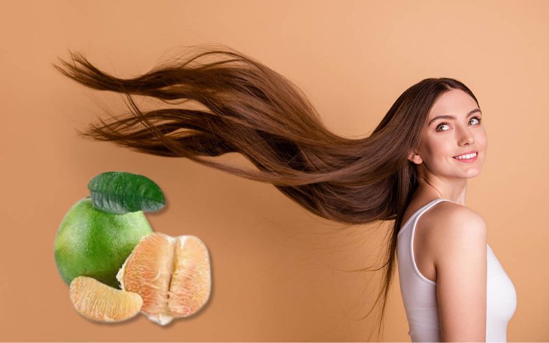 Grapefruit is effective in stimulating hair growth and nourishing hair follicles