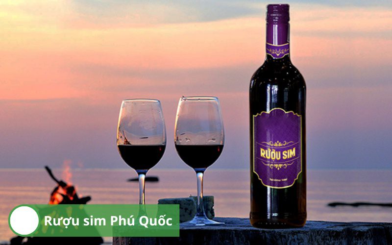 Rượu sim Phú Quốc có hương vị đậm đà thích hợp làm quà biếu