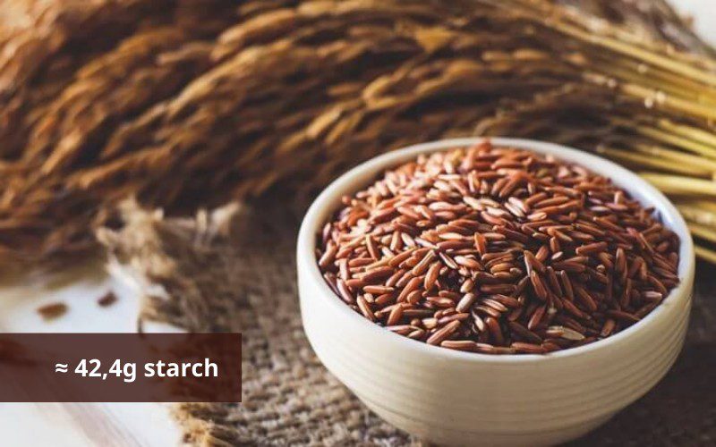 Brown Rice Contains a Lot of Starch
