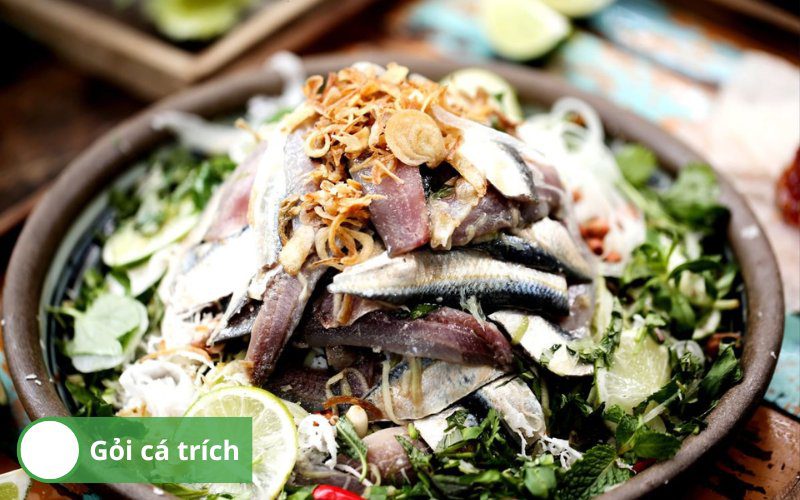 Pickled snakehead fish salad is famous in Phu Quoc Island, creating a characteristic flavor