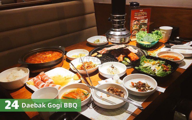 Daebak Gogi BBQ sử dụng các nguyên liệu sạch để đảm bảo chất lượng món ăn