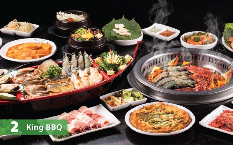 King BBQ là một trong những nhà hàng nướng nổi tiếng đến từ Hàn Quốc