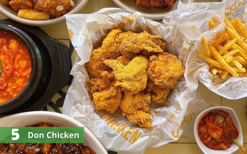 Don Chicken nổi tiếng với các món gà nướng theo phong cách Hàn Quốc