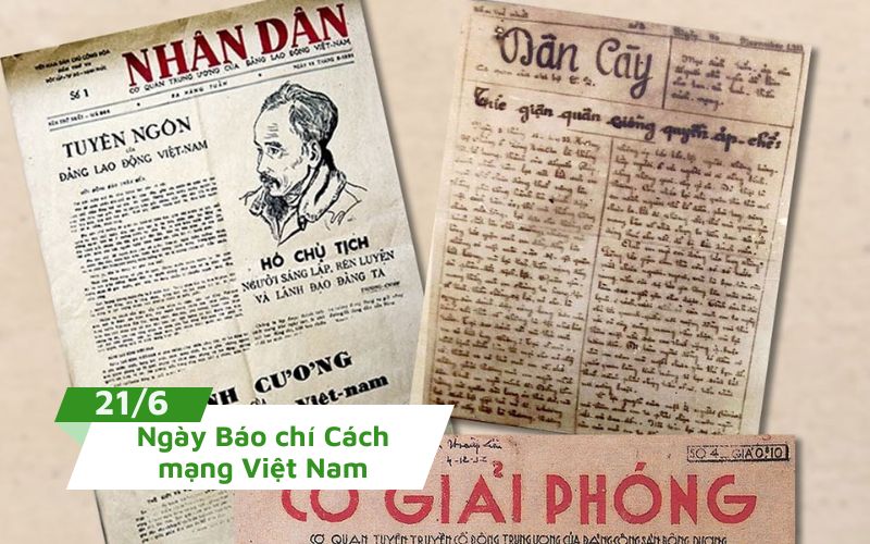 Ngày 21 tháng 6 hàng năm được gọi là Ngày Báo chí Cách mạng Việt Nam