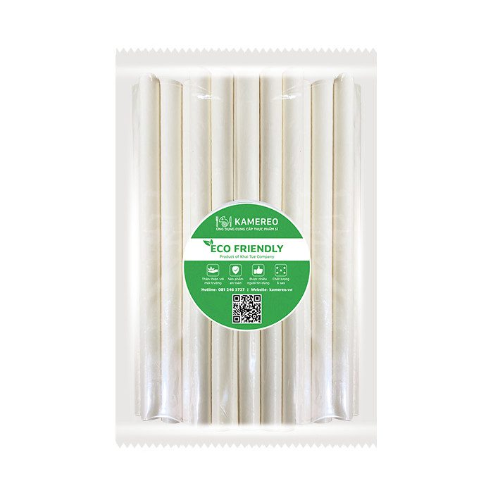 Kamereo Paper Straws Size 12 x 50 Pieces