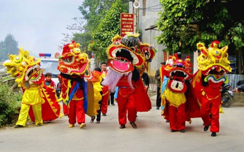 Lễ hội múa lân dịp Tết Trung thu