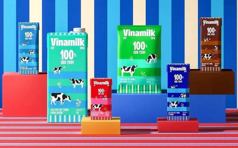 Vinamilk là một thương hiệu sữa uy tín, được tin dùng rộng rãi 