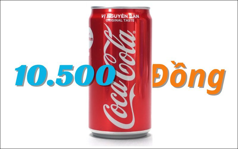 Coca-Cola có giá thành cạnh tranh so với các đối thủ trên thị trường