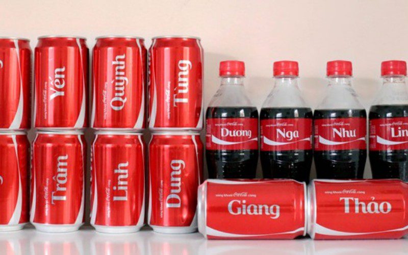 Share A Coke" is one of Coca-Cola's successful campaigns
