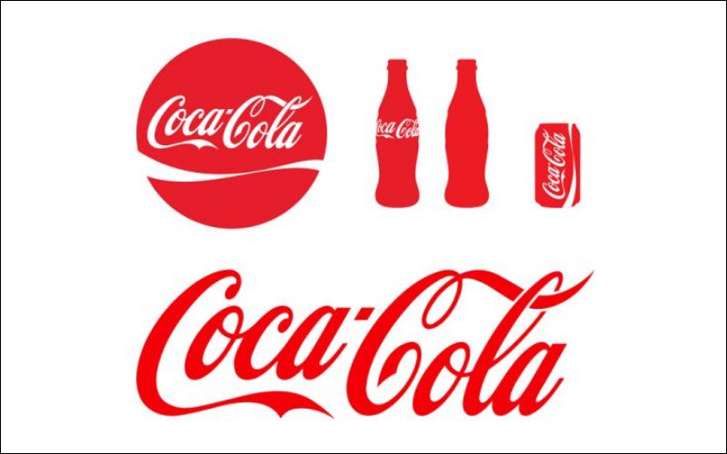 The Coca-Cola logo is simple yet striking and easy to remember