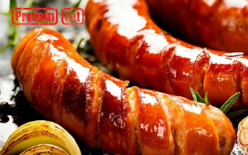 Sausages contain a lot of beneficial fats and proteins for the body