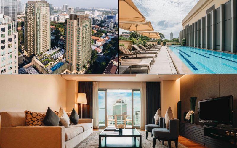 InterContinental Residences Saigon có diện tích lớn thuộc hàng top tại TPHCM