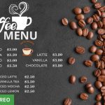 Mẫu menu cafe đơn giản, đẹp và thu hút khách hàng