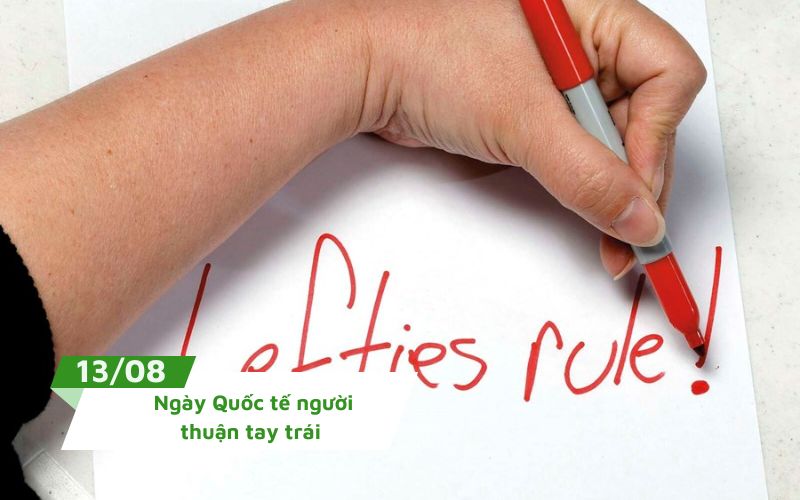 Ngày Quốc tế người thuận tay trái để nâng cao nhận thức về vấn đề
