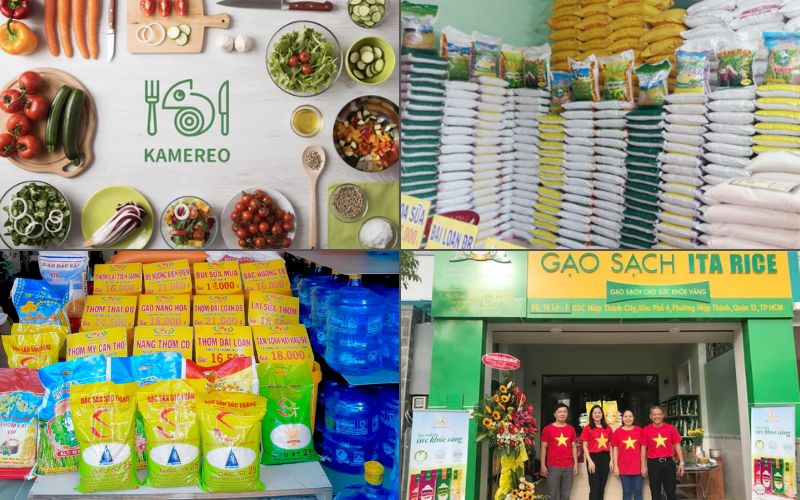 There are many rice distributors, suppliers in HCMC