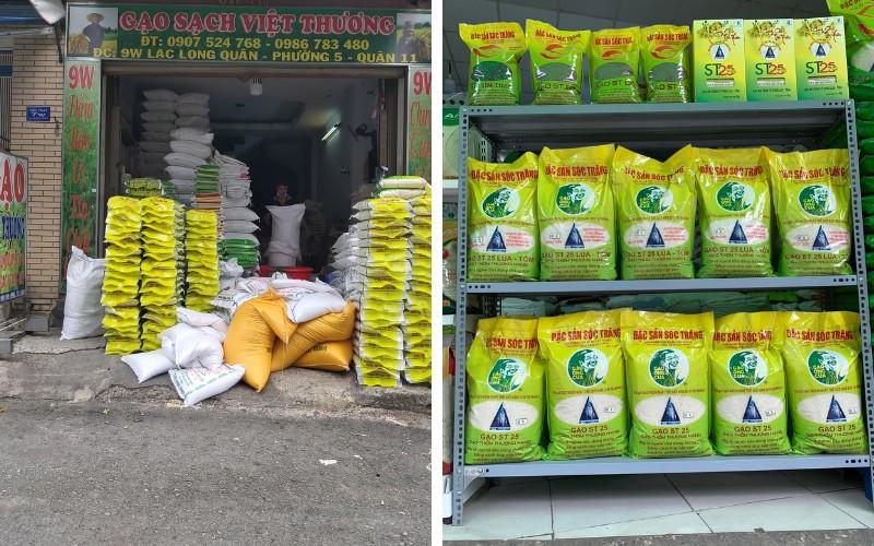 Viet Thuong has a large rice warehouse with a large scale to meet consumer demand
