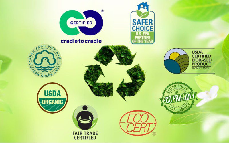 Các logo nhận biết sản phẩm thân thiện với môi trường