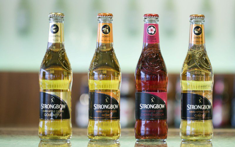 Strongbow is a popular alcoholic beverage among young people