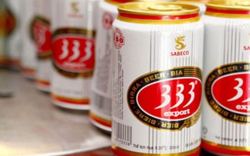 333 Beer is a popular choice in the Vietnamese market.