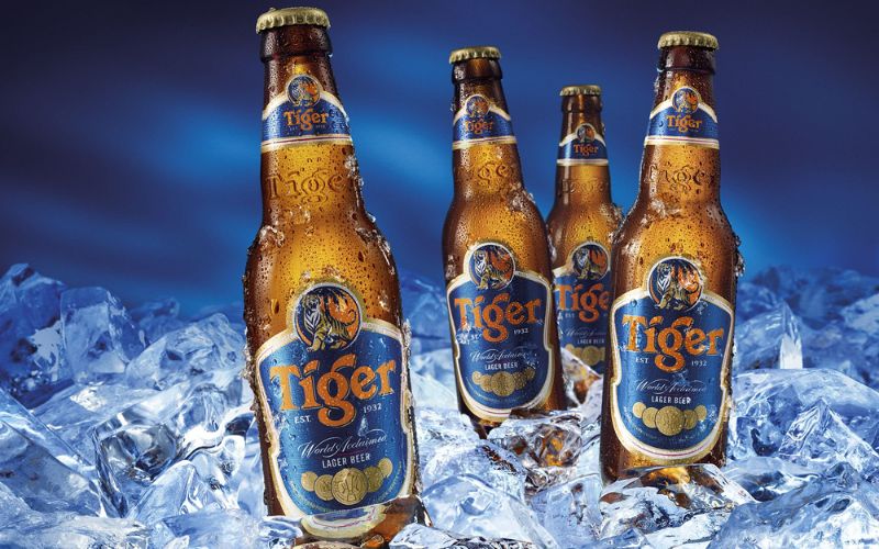 Tiger is one of the popular beers in Vietnam and many countries worldwide