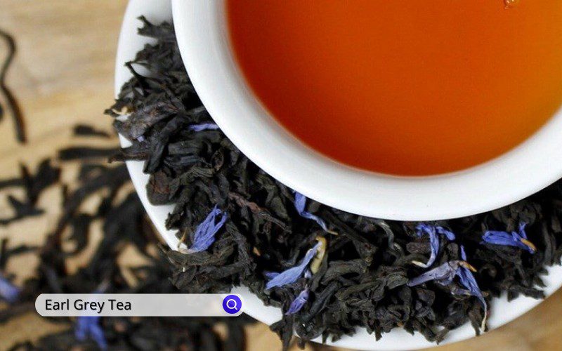 Earl Grey tea originates from England with a distinctive flavor
