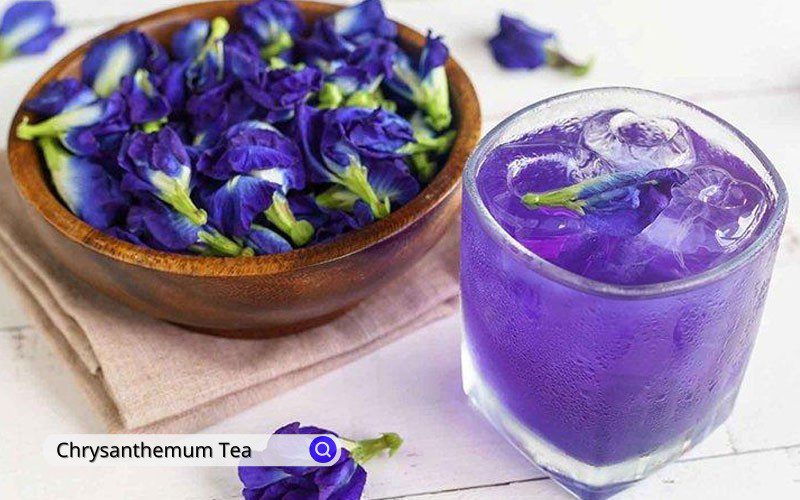 Chrysanthemum tea has a characteristic floral aroma