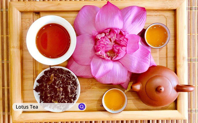 Lotus tea is a wonderful combination that captivates tea lovers' hearts