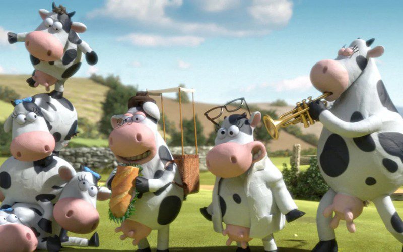 The image of cheerful cows singing and dancing is familiar to consumers