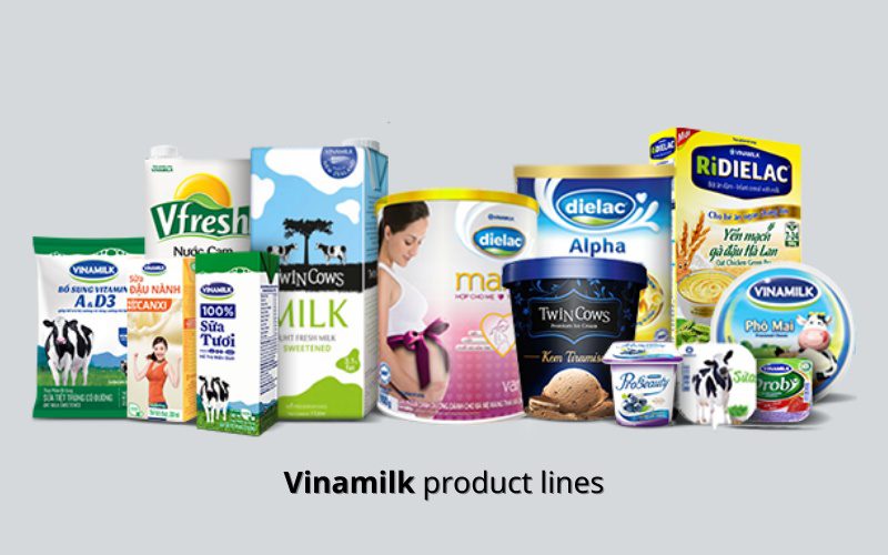 Vinamilk offers a variety of products to best meet customer needs