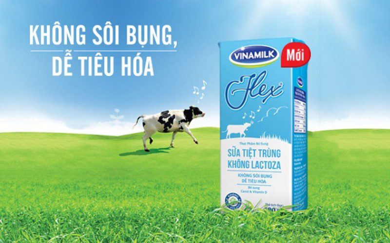 Flex lactose-free fresh milk is a great choice for those with weak stomachs