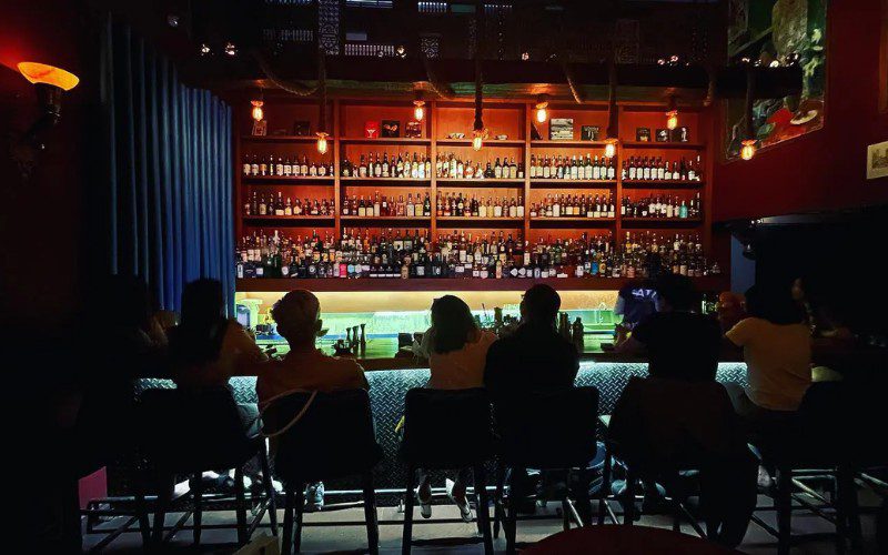 A hidden bar is a secret relaxation place in the heart of the city