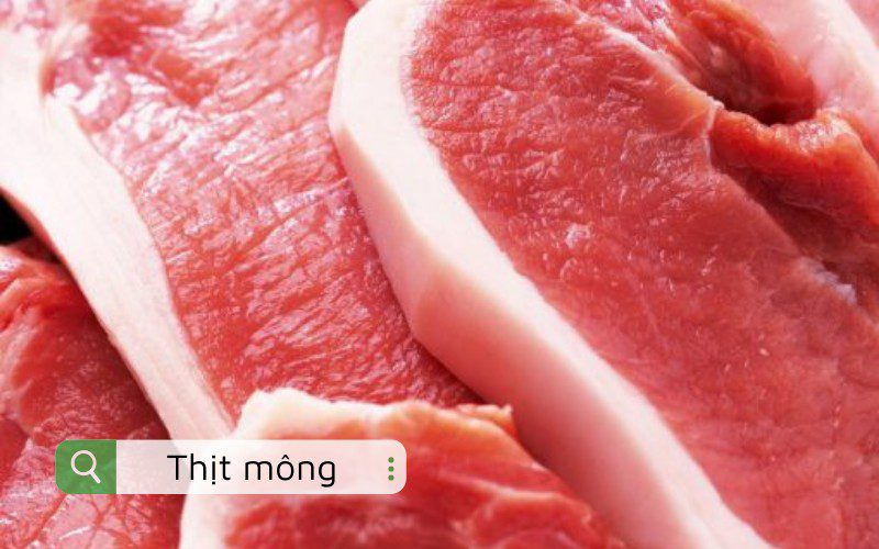 Thịt mông là phần thịt nằm ở cuối thân của heo