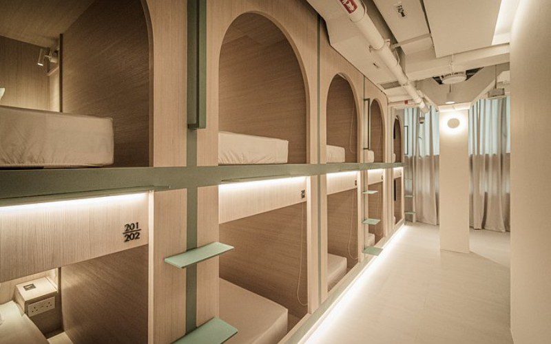 Capsule Hotel is a type of hotel with a unique design