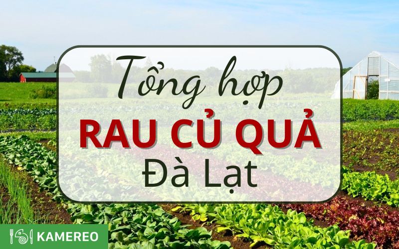 Rau củ quả Đà Lạt nổi tiếng tươi ngon