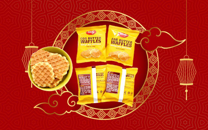 Butter Waffles Richy là loại bánh kẹo Tết được nhiều người ưa chuộng