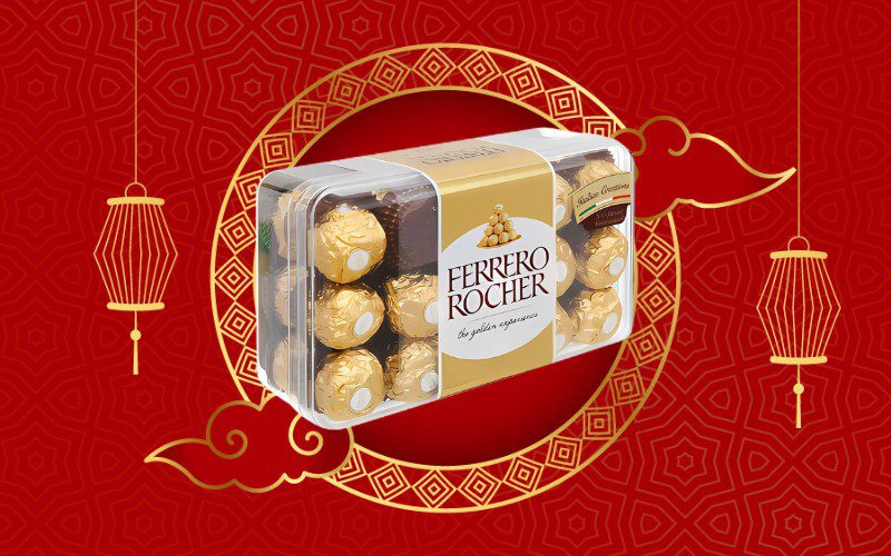 Ferrero là một loại kẹo ngon ngày tết