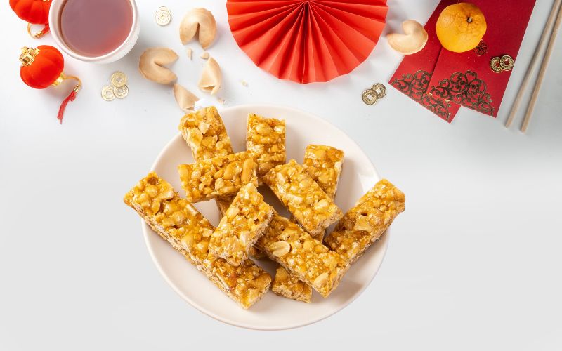 Kẹp lạc vừng giòn rụm cho dịp Tết