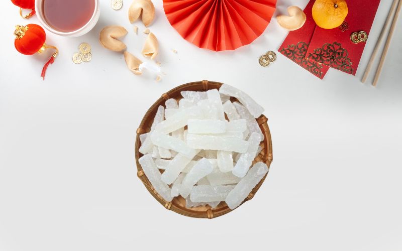 Mứt bí đao ngọt thanh cho mâm bánh kẹo Tết