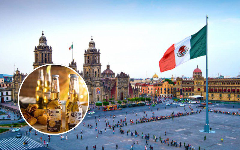 Bia Corona được sản xuất tại Mexico