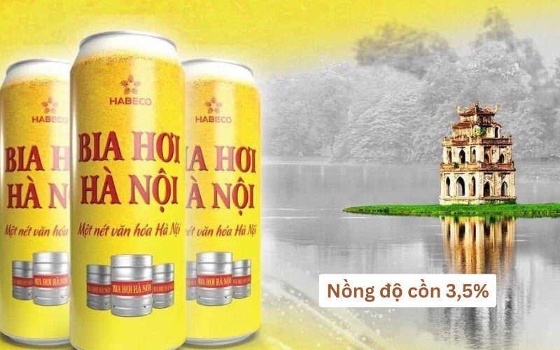 Bia hơi Hà Nội có nồng độ cồn chỉ 3,5%