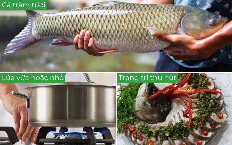 Một số lưu ý khi hấp cá với bia