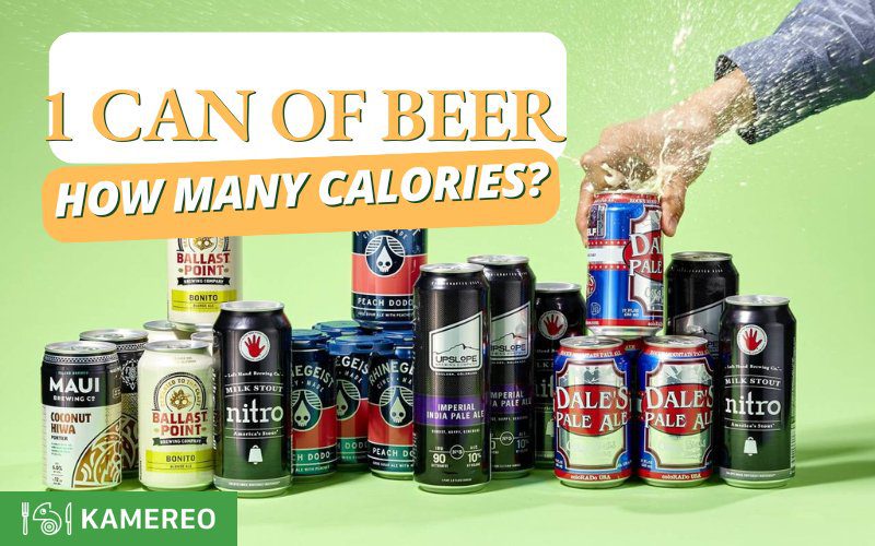 How many calories are in a can of beer