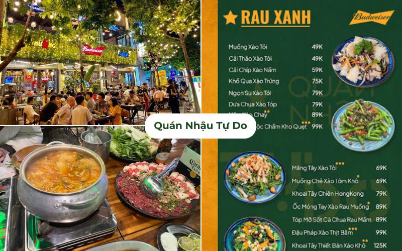 Tận hưởng những món ăn ngon tại Quán Nhậu Tự Do 