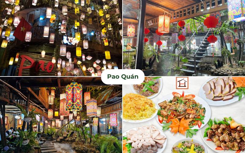 Pao Quán nổi bật với không gian Tây Bắc và các món ăn đặc sản