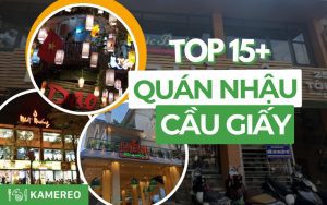 Quán nhậu có đồ ăn ngon, không gian rộng mát tại quận Cầu Giấy