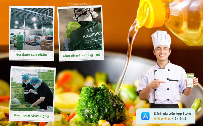 Kamereo là địa chỉ cung cấp dầu ăn sỉ, giá tốt
