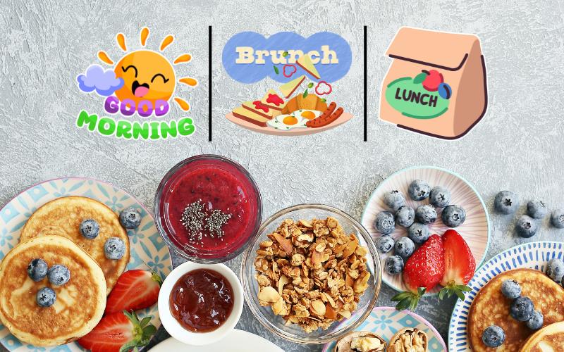 Brunch là một bữa ăn giữa buổi sáng và trưa vào cuối tuần