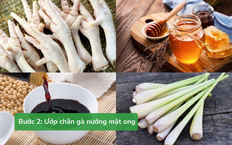 Công thức chuẩn để ướp chân gà nướng mật ong