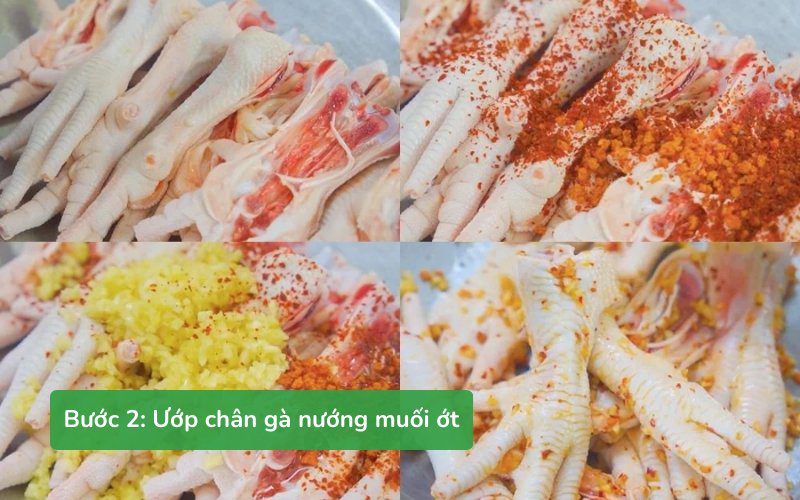Cách ướp chân gà đúng chuẩn để làm món nướng